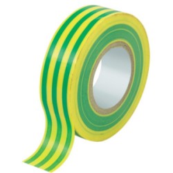 NASTRO ISOLANTE MM.15 MT.10 GIALLO-VERDE