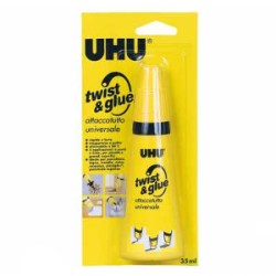 UHU ADESIVO TWIST & GLUE ML.35