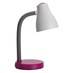 LAMPADA DA TAVOLO IN PLASTICA ROSA ART.6036 R