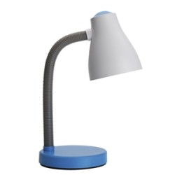 LAMPADA DA TAVOLO IN PLASTICA AZZURRA ART.6036 C