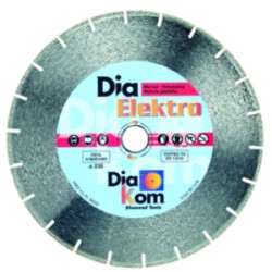 DISCO DIAMANTATO D.230 X MARMO/MAT. PLASTICHE DIAKOM