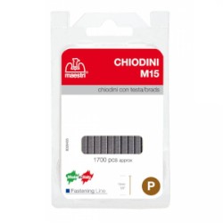 CHIODINI C/TESTA RO-MA M15 MM.15 PZ.1700 ART.1130803