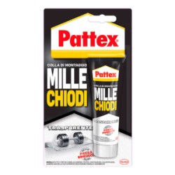 PATTEX 1000 CHIODI TRASPARENTE GR.200