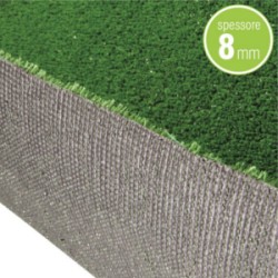 TAPPETO PRATO VERDE MM.8 MT.2X25