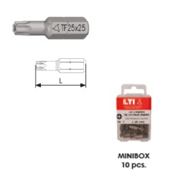 INSERTO TORX C/FORO DA 20 L.70