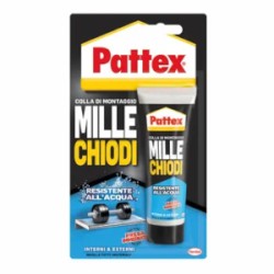 PATTEX 1000 CHIODI RESISTENTE ALL'ACQUA GR.100 INTERNI & ESTERNI