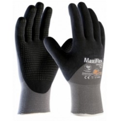 GUANTI NITRILE PUNTINATI MAXIFLEX ENDURANCE TG.11 42-845 NERO/GRIGIO