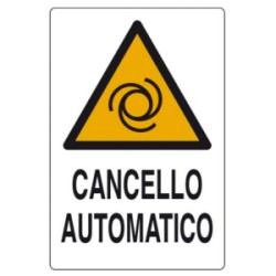 CARTELLO ALL. MM.300X200 CANCELLO AUTOMATICO
