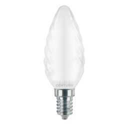 LAMPADINA TORCIGLIONE A LED INCANTO SATEN 4W E14 470 LUMEN 3000K