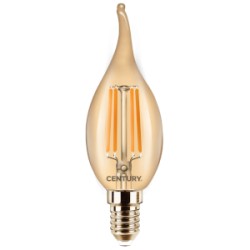 LAMPADINA COLPO DI VENTO A LED INCANTO EPOCA 4W E14 320 LUMEN 2200K