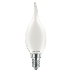 LAMPADINA COLPO DI VENTO SMERIGLIATA A LED INCANTO 4W E14 470 LUMEN 3000K SATEN