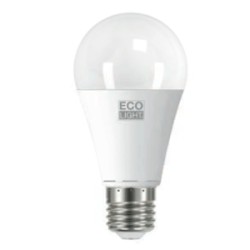 LAMPADINA GOCCIA A LED ECOLIGHT 15W E27 1500 LUMEN 6400K