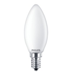 LAMPADINA CANDELA SMERIGLIATA A LED LEDCANDLE 4,3W E14 470 LUMEN 2700K