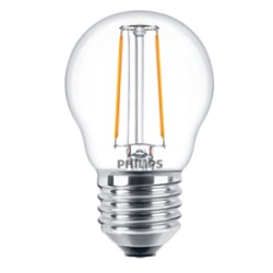 LAMPADINA SFERA A LED LEDLUSTER FILAMENT 2W E27 250 LUMEN 2700K