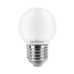 LAMPADINA MINI GLOBO SMERIGLIATA A LED INCANTO 6W E27 806 LUMEN 3000K SATEN