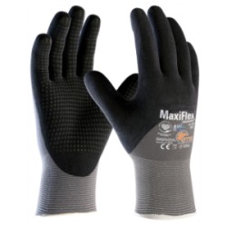 GUANTI NITRILE PUNTINATI MAXIFLEX ENDURANCE TG.8 42-845 NERO/GRIGIO