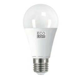 LAMPADINA GOCCIA A LED ECOLIGHT 17W E27 1900 LUMEN 6400K